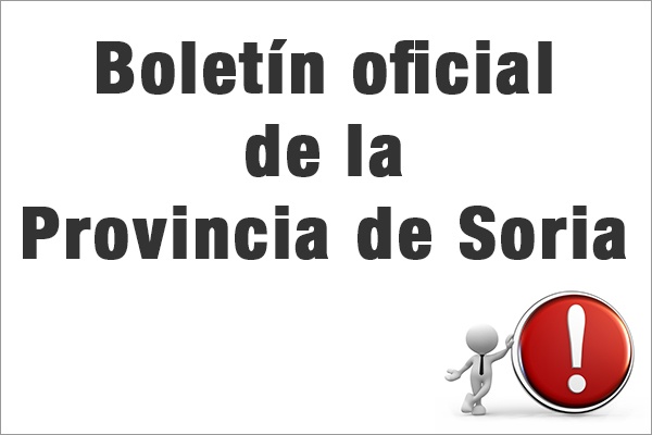 Boletin Oficial de la Provincia de Soria